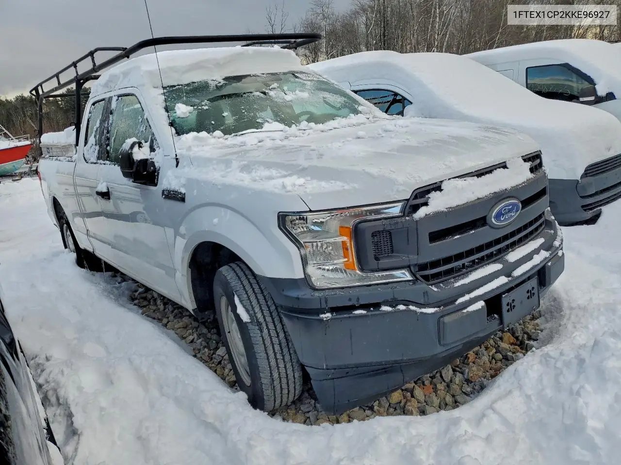 1FTEX1CP2KKE96927 2019 Ford F150 Super Cab