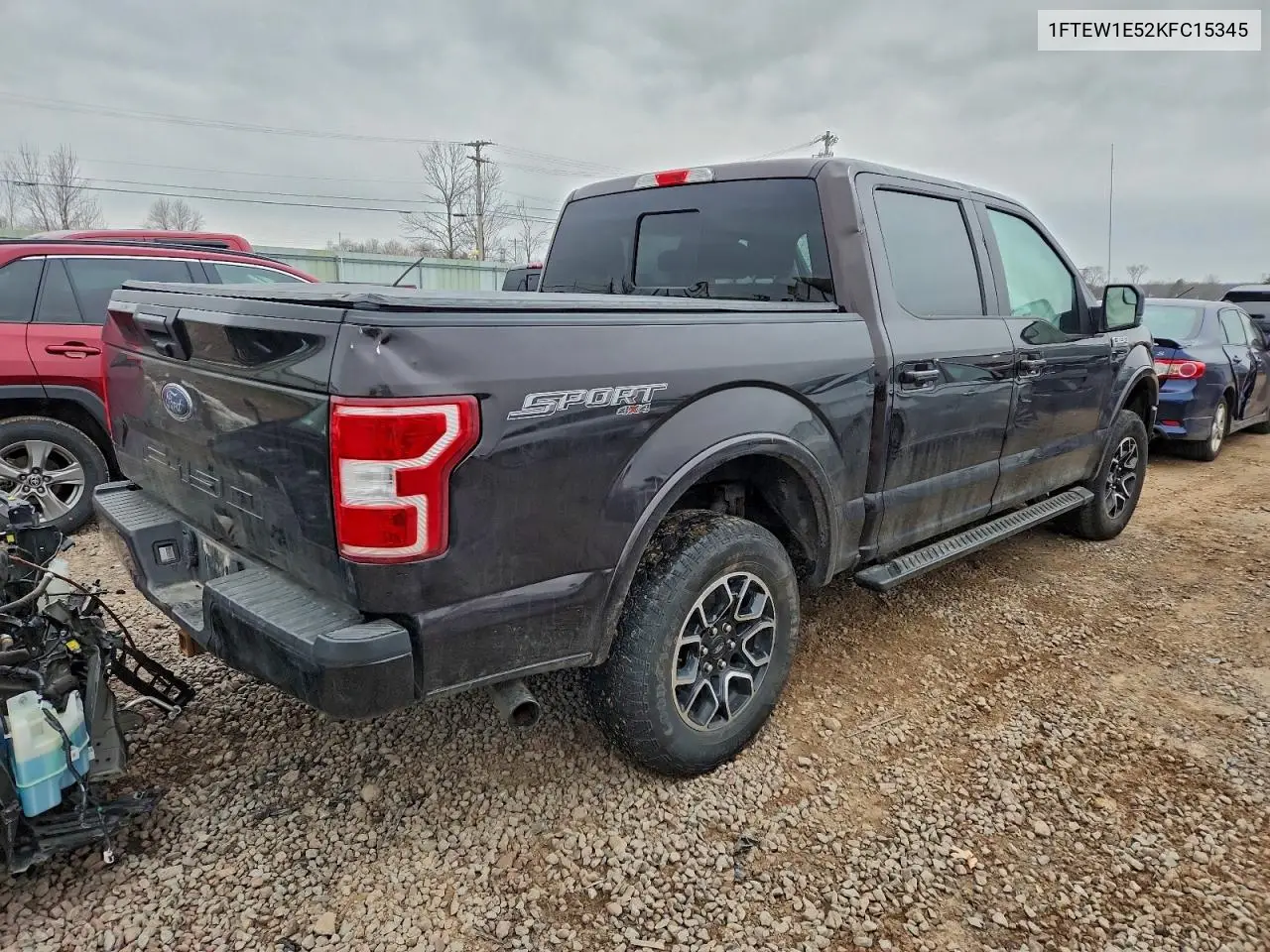 1FTEW1E52KFC15345 2019 Ford F150 Supercrew