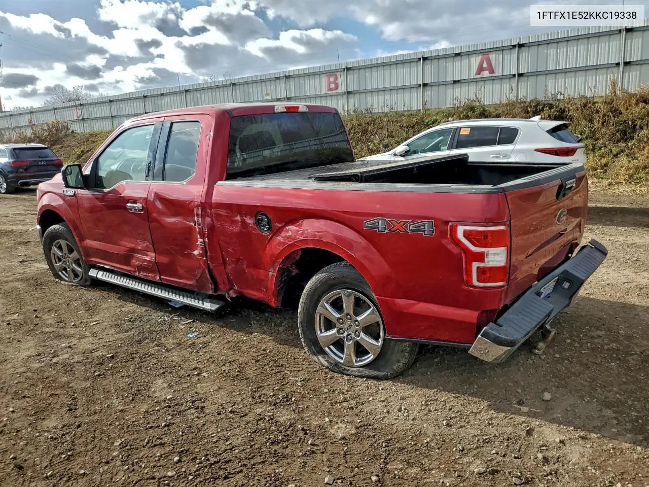 1FTFX1E52KKC19338 2019 Ford F150 Super Cab