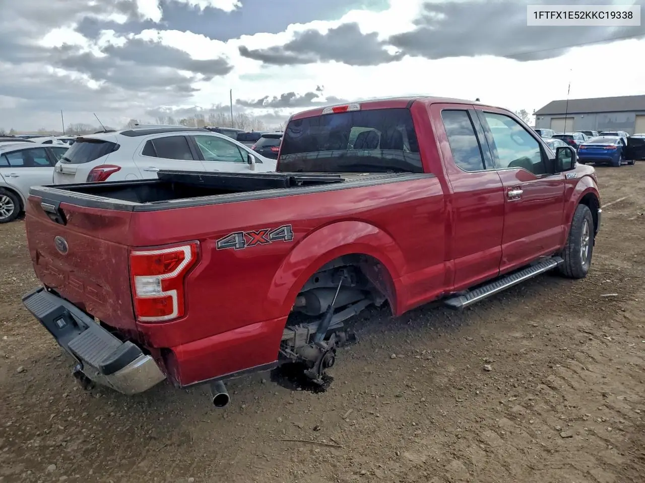 1FTFX1E52KKC19338 2019 Ford F150 Super Cab