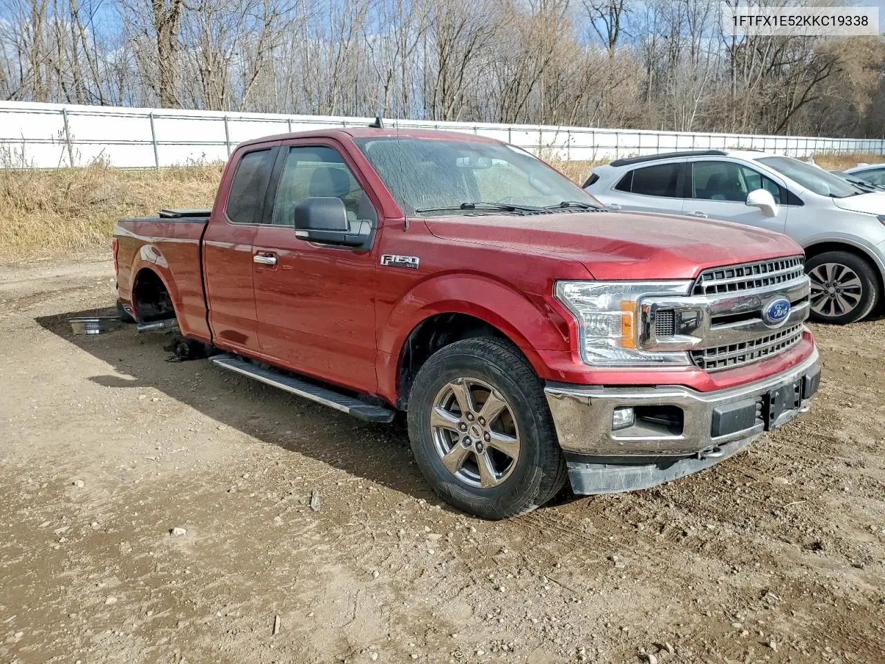 1FTFX1E52KKC19338 2019 Ford F150 Super Cab