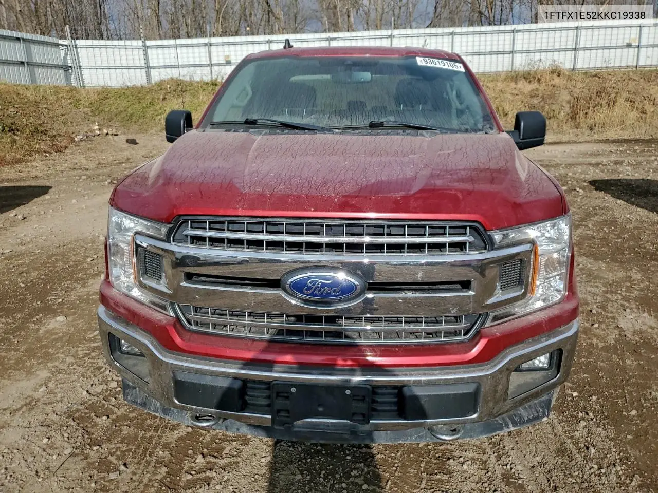 1FTFX1E52KKC19338 2019 Ford F150 Super Cab