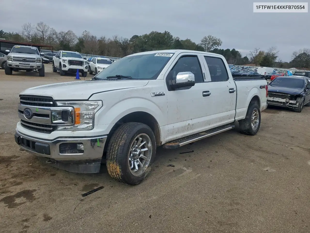 1FTFW1E4XKFB70554 2019 Ford F150 Supercrew