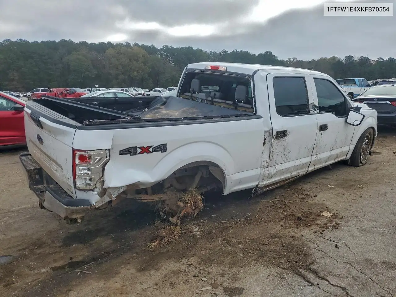 1FTFW1E4XKFB70554 2019 Ford F150 Supercrew