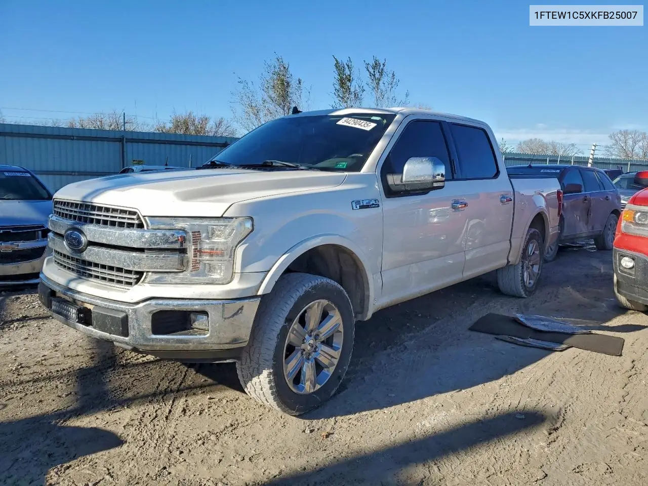 1FTEW1C5XKFB25007 2019 Ford F150 Supercrew