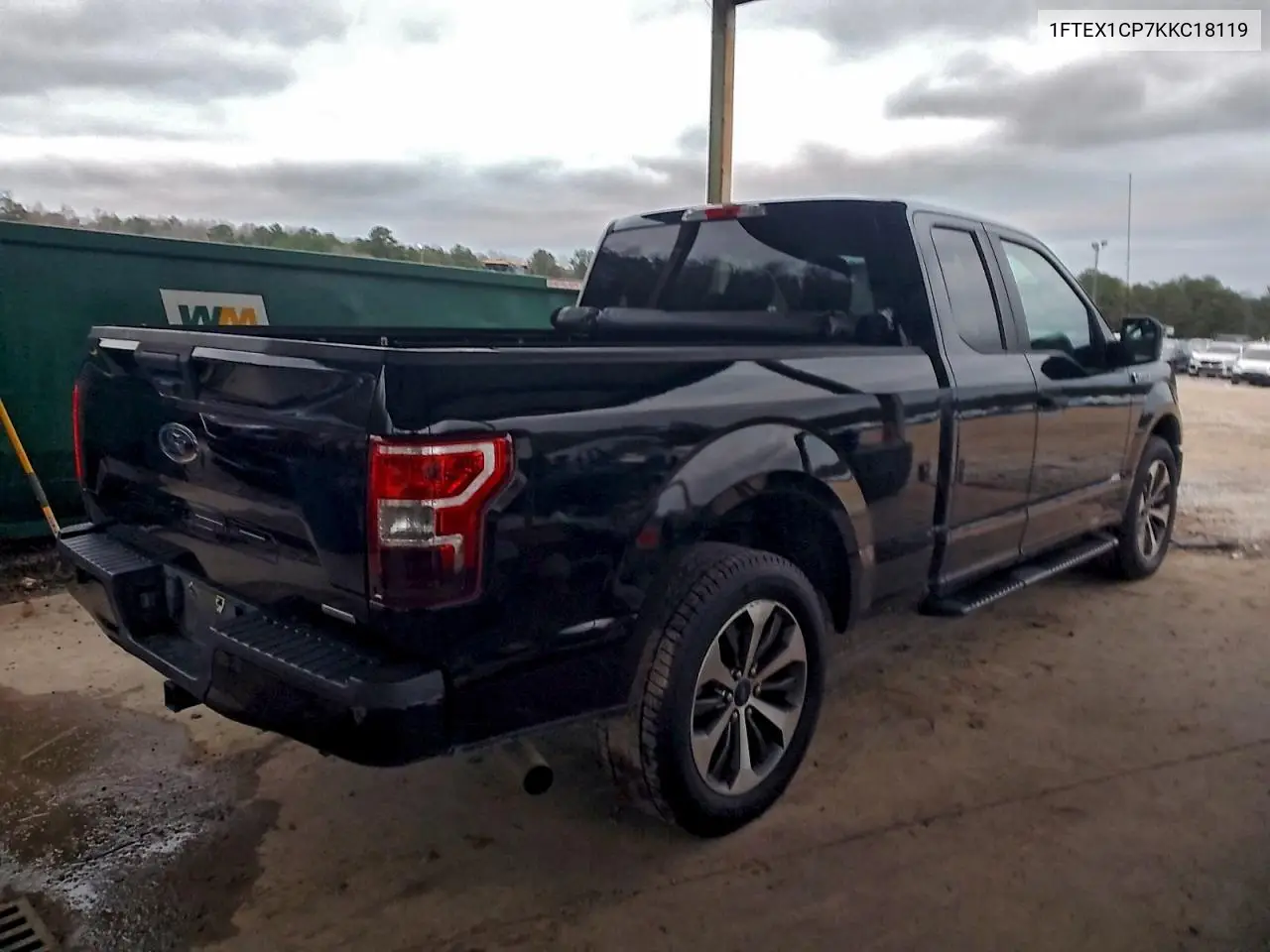 1FTEX1CP7KKC18119 2019 Ford F150 Super Cab