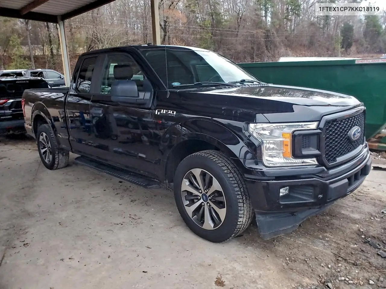 1FTEX1CP7KKC18119 2019 Ford F150 Super Cab