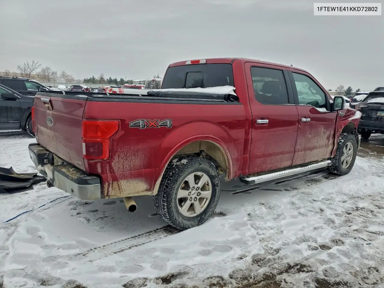 1FTEW1E41KKD72802 2019 Ford F150 Supercrew