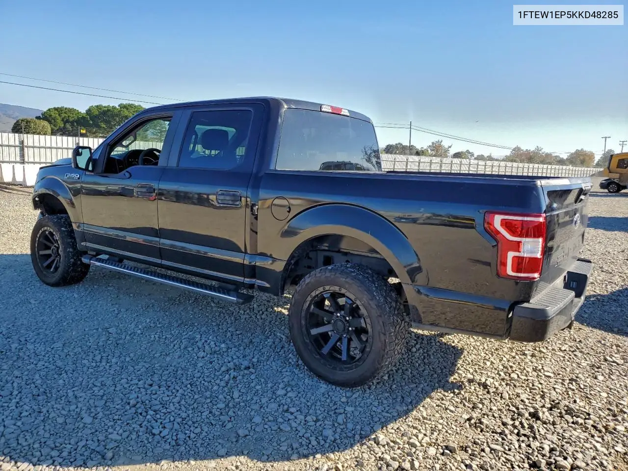1FTEW1EP5KKD48285 2019 Ford F150 Supercrew