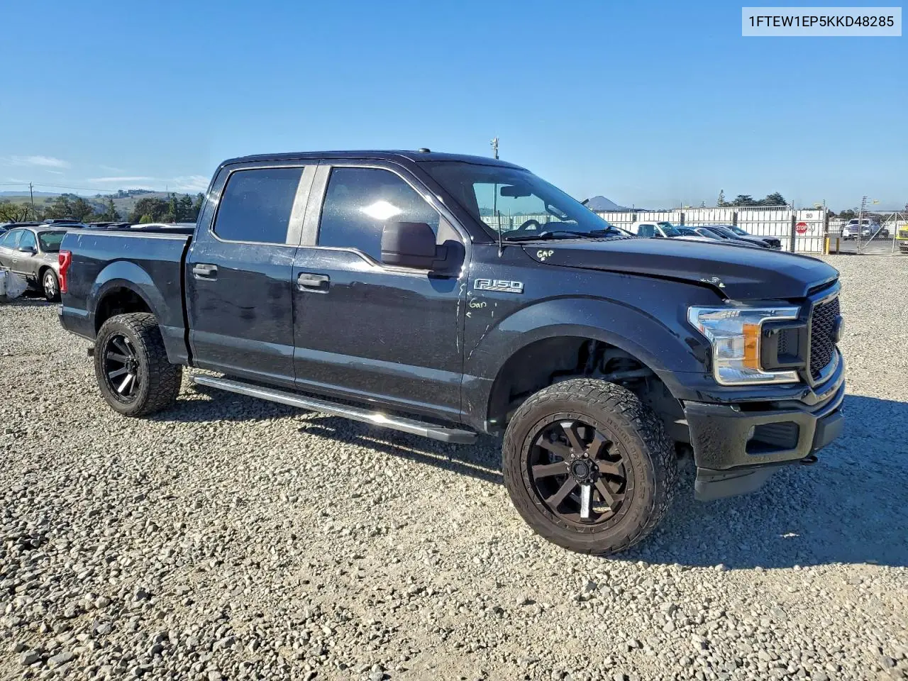 1FTEW1EP5KKD48285 2019 Ford F150 Supercrew