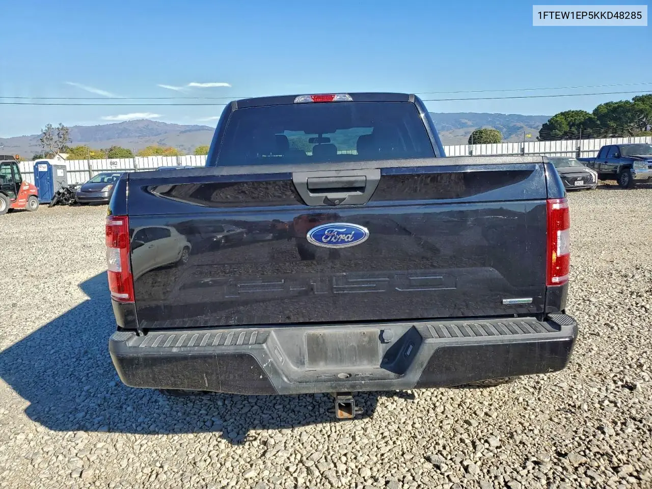 1FTEW1EP5KKD48285 2019 Ford F150 Supercrew