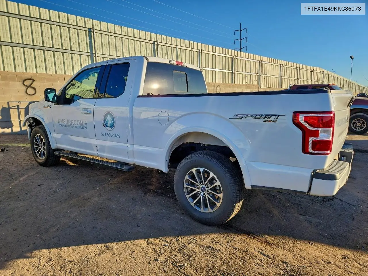 1FTFX1E49KKC86073 2019 Ford F150 Super Cab