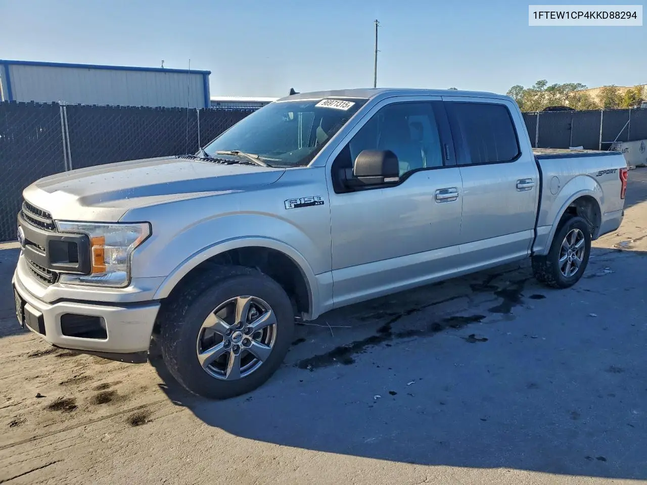 1FTEW1CP4KKD88294 2019 Ford F150 Supercrew