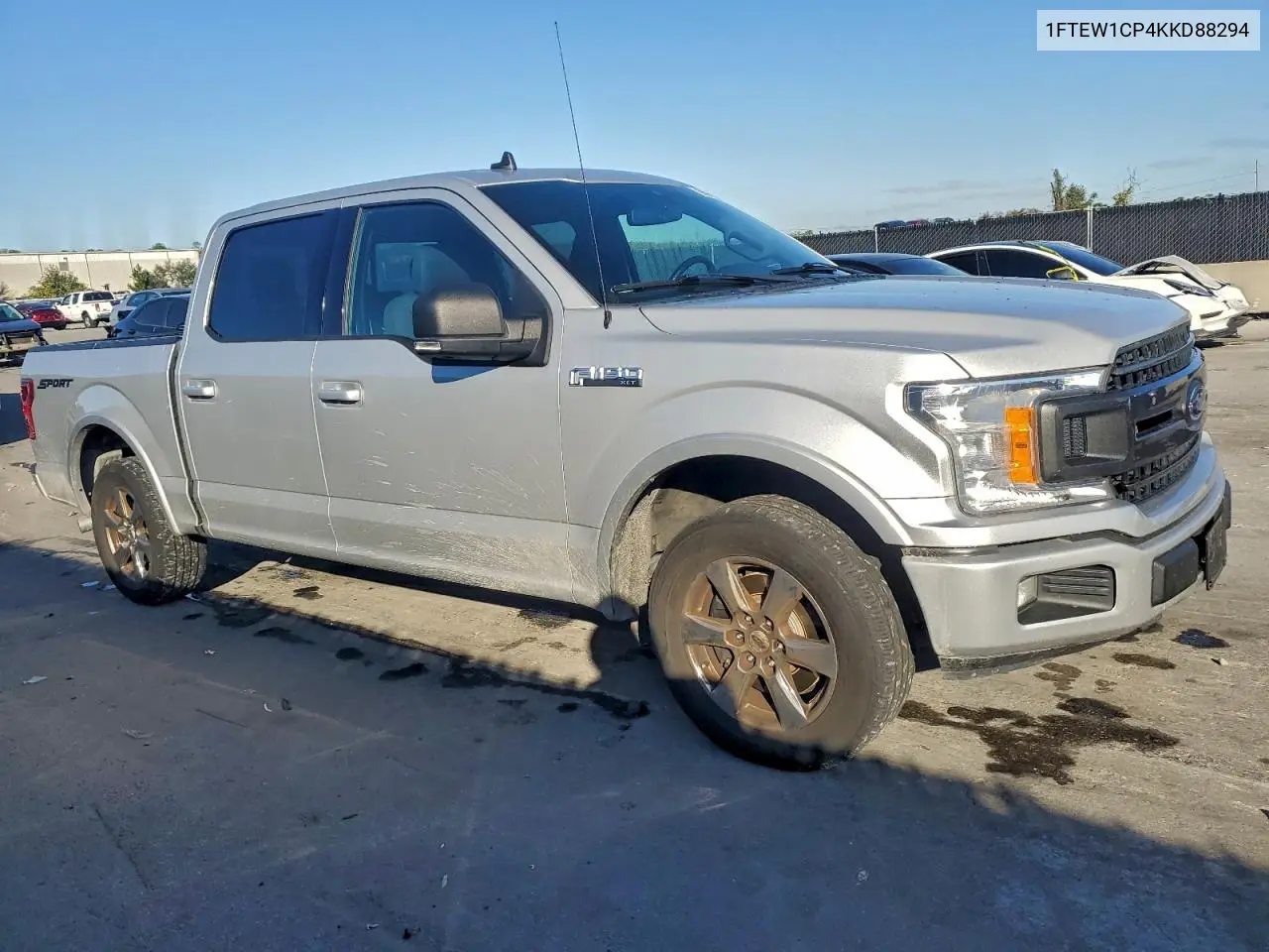 1FTEW1CP4KKD88294 2019 Ford F150 Supercrew