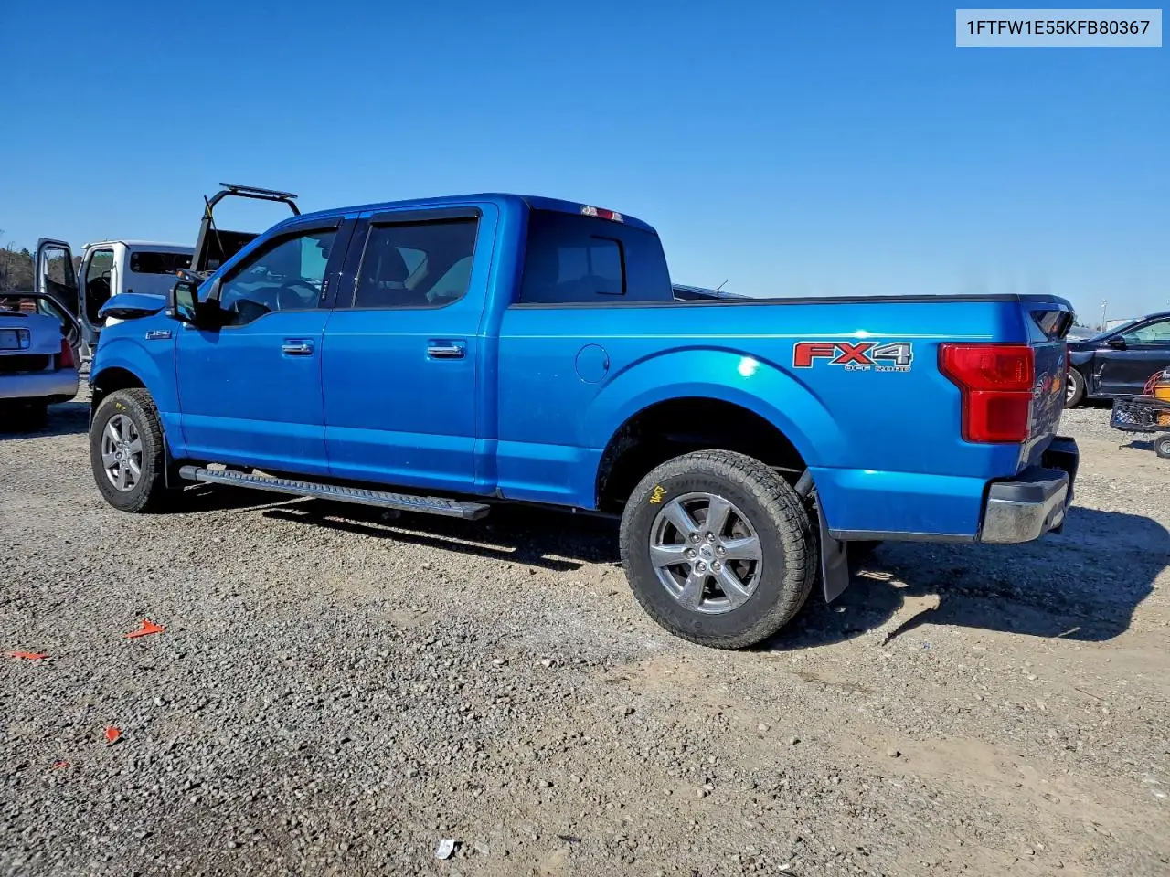 1FTFW1E55KFB80367 2019 Ford F150 Supercrew
