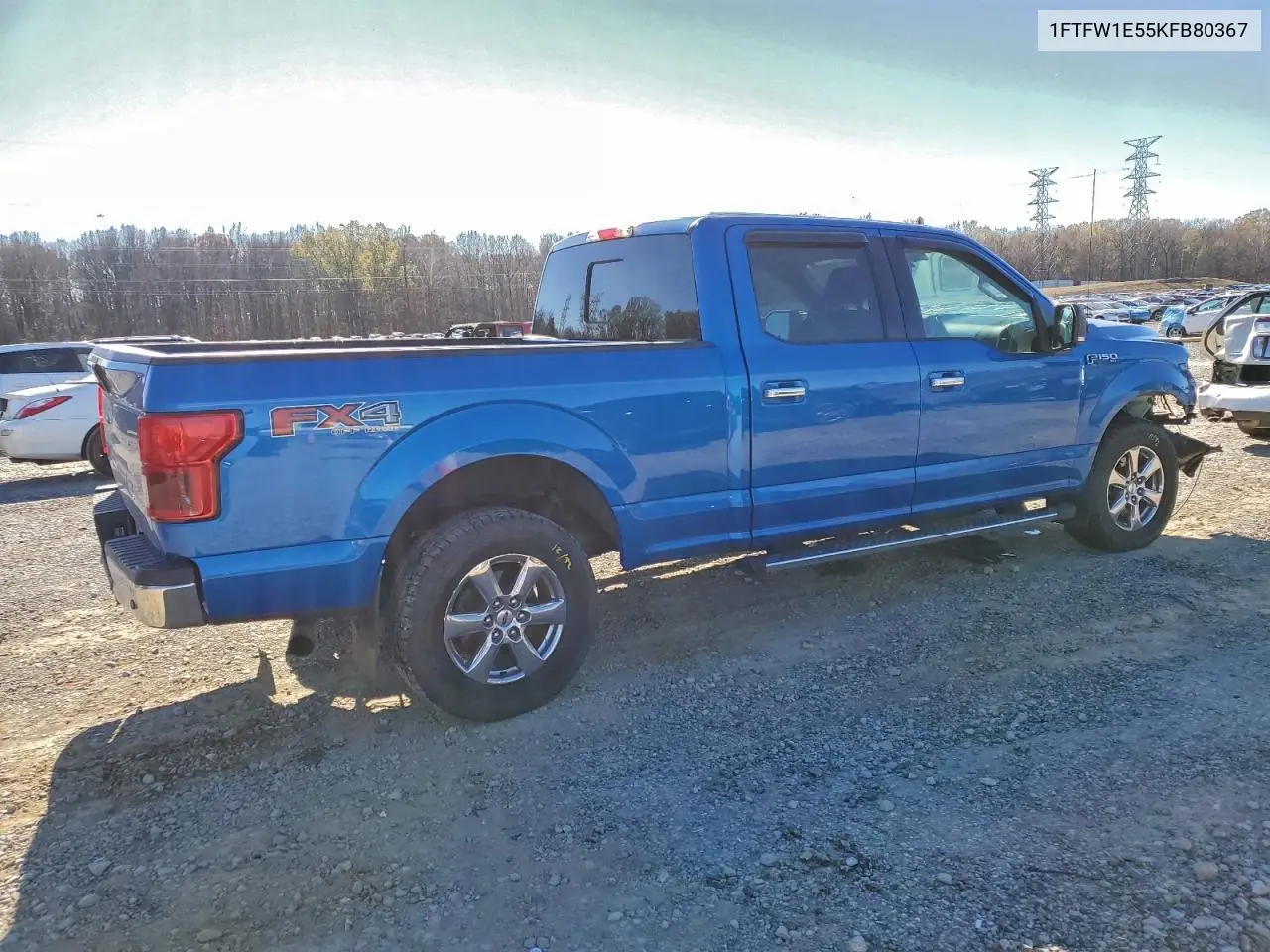 1FTFW1E55KFB80367 2019 Ford F150 Supercrew