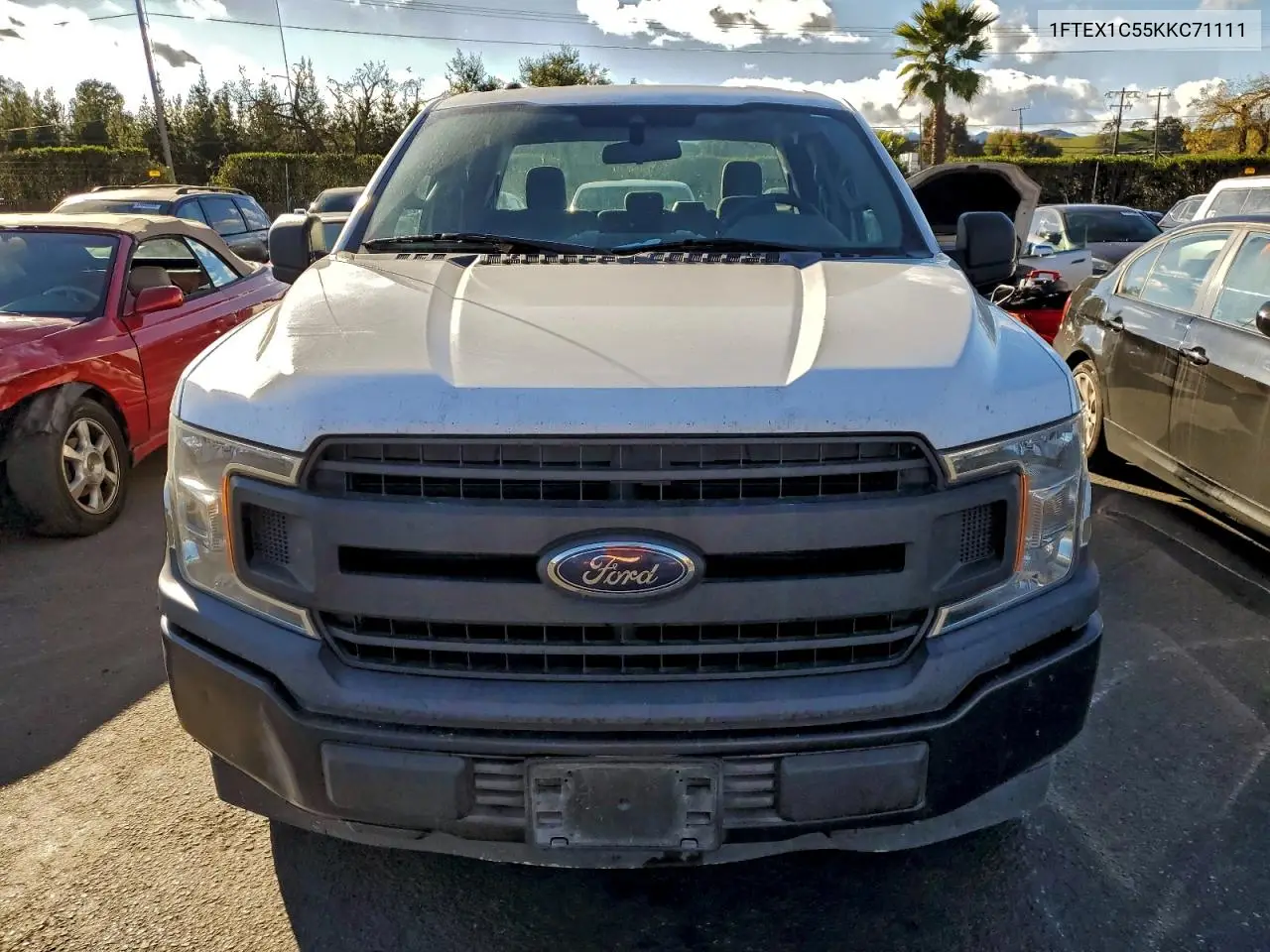 1FTEX1C55KKC71111 2019 Ford F150 Super Cab