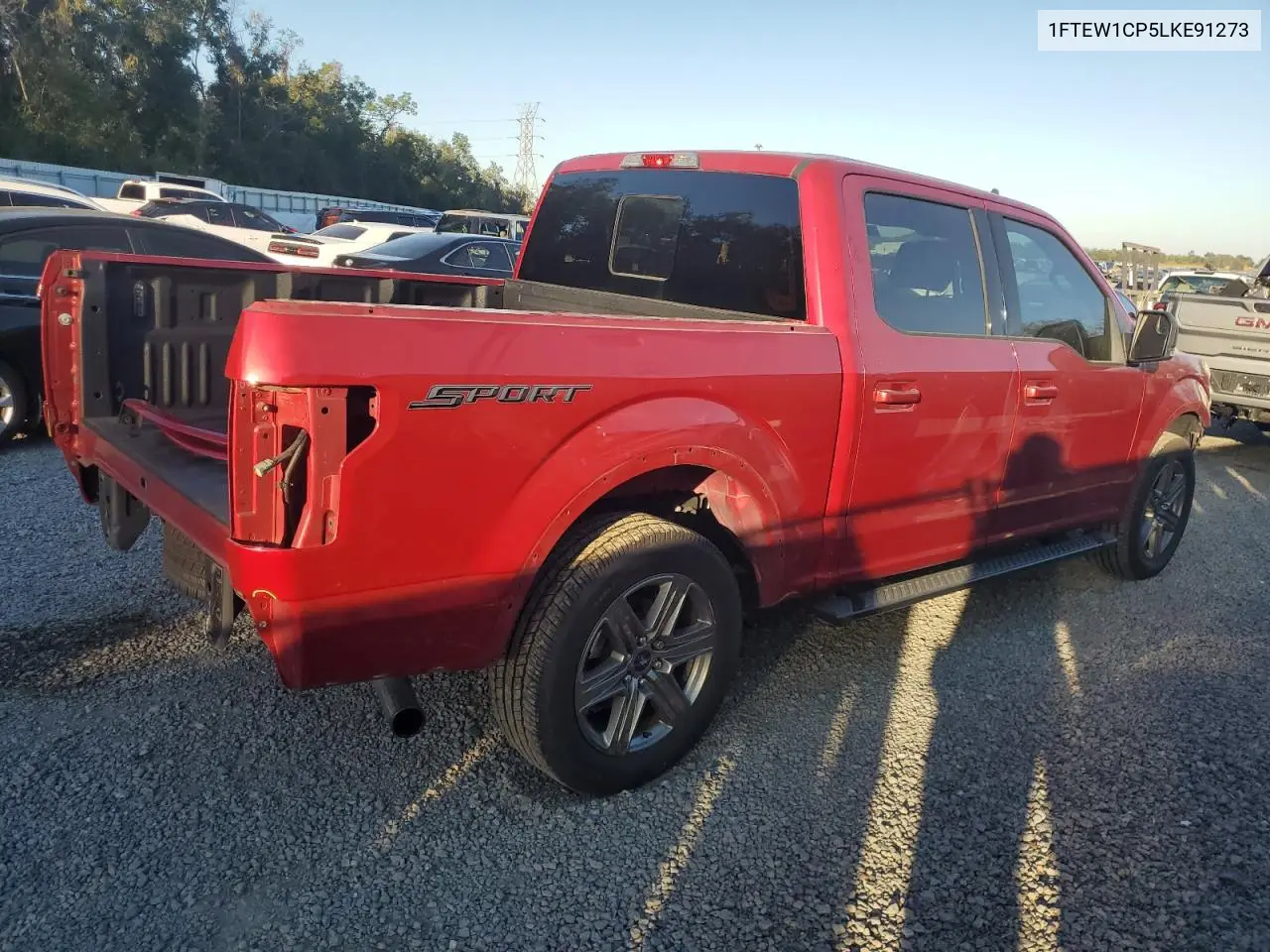 1FTEW1CP5LKE91273 2020 Ford F150 Supercrew
