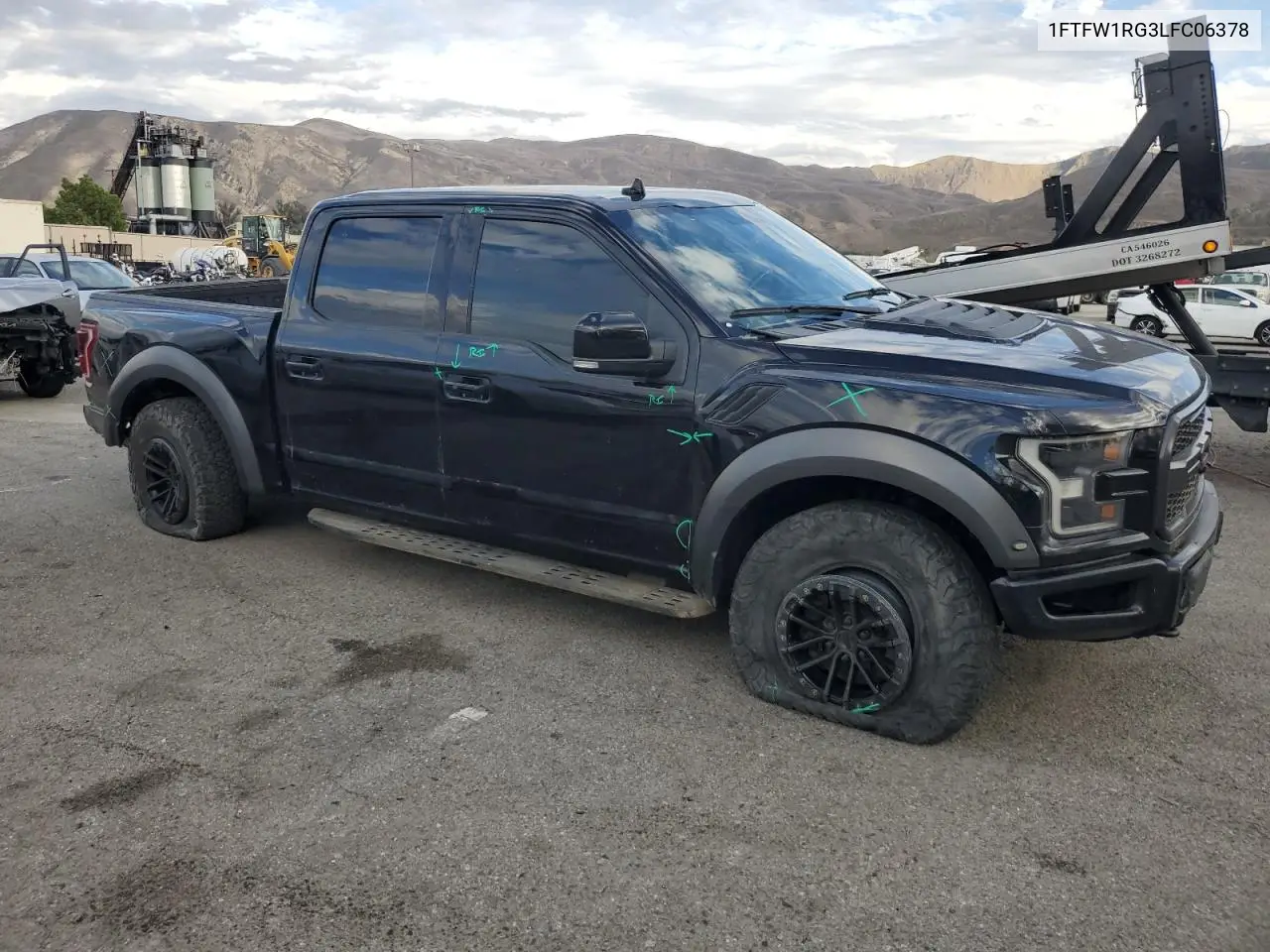 1FTFW1RG3LFC06378 2020 Ford F150 Raptor