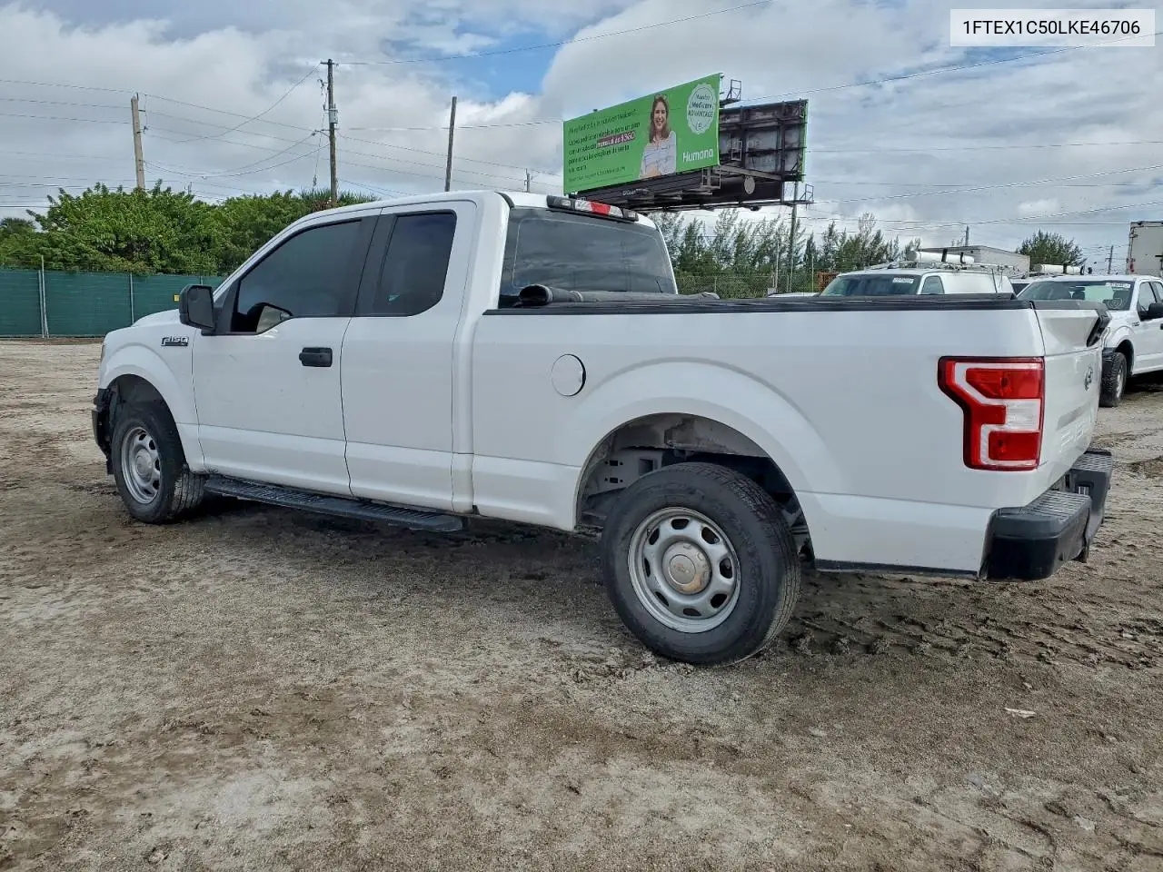 1FTEX1C50LKE46706 2020 Ford F150 Super Cab