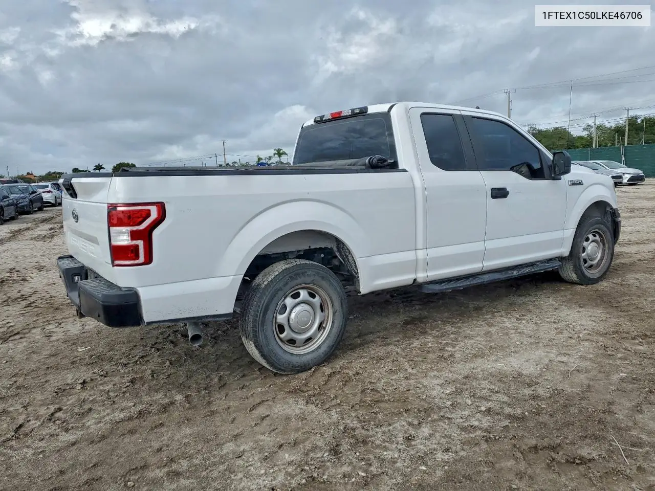 1FTEX1C50LKE46706 2020 Ford F150 Super Cab