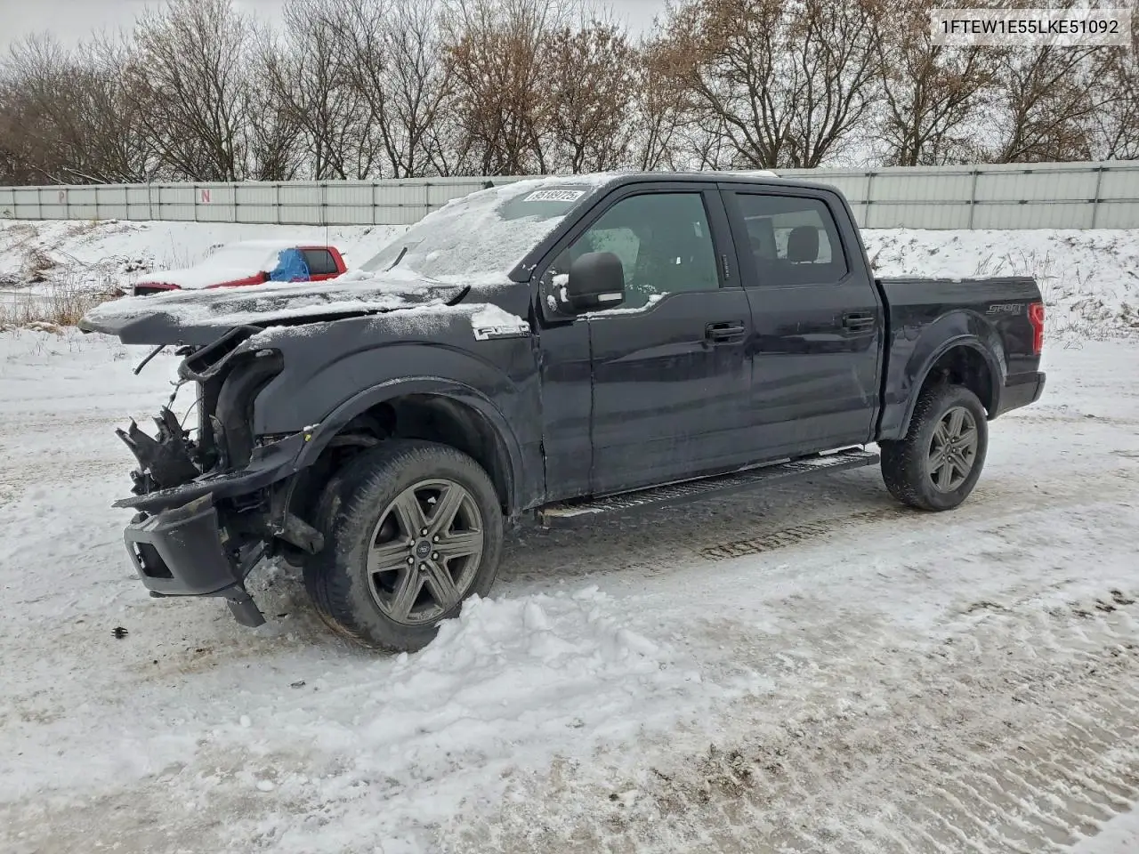 1FTEW1E55LKE51092 2020 Ford F150 Supercrew