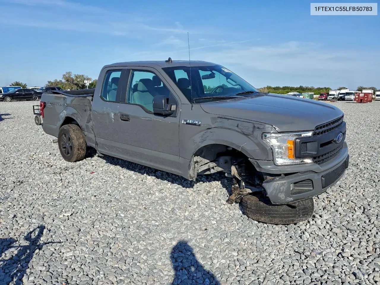 1FTEX1C55LFB50783 2020 Ford F150 Super Cab