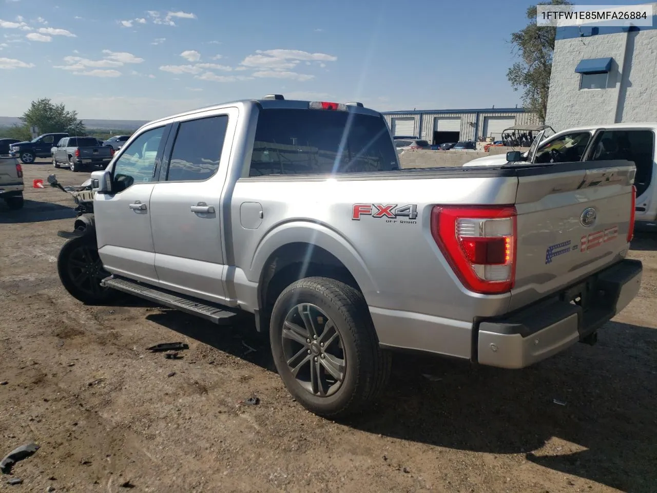 2021 Ford F150 Supercrew VIN: 1FTFW1E85MFA26884 Lot: 70907434