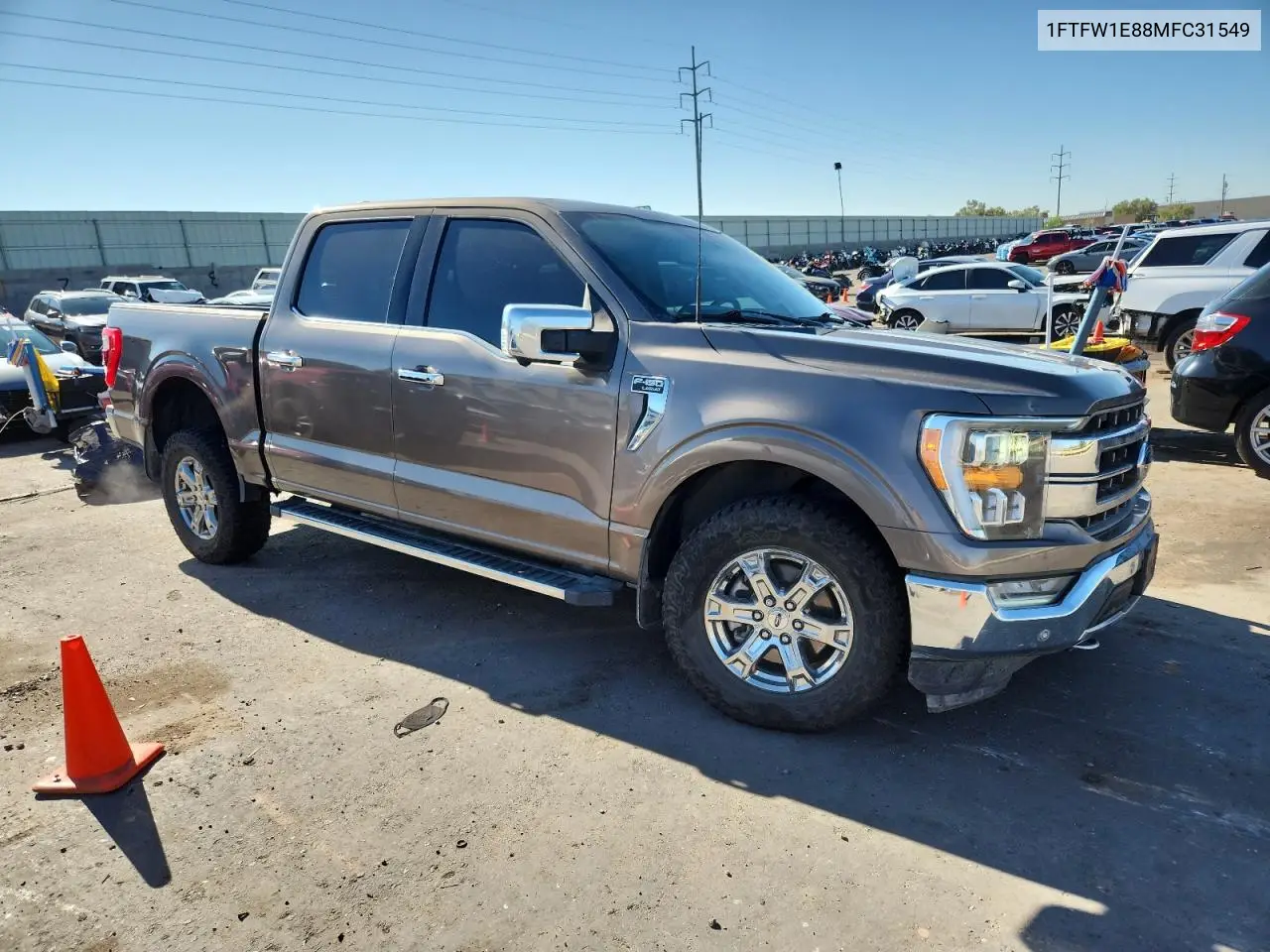 1FTFW1E88MFC31549 2021 Ford F150 Supercrew