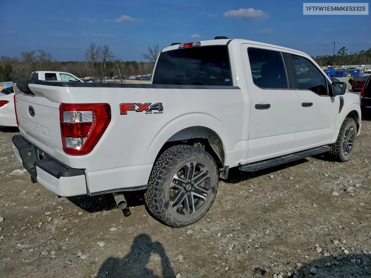 1FTFW1E54MKE53325 2021 Ford F150 Supercrew