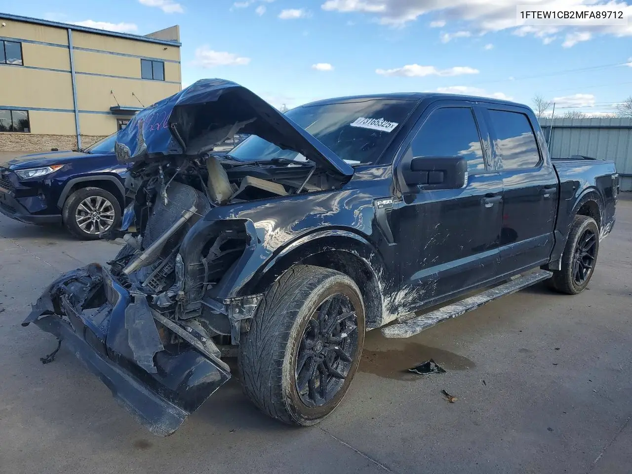 1FTEW1CB2MFA89712 2021 Ford F150 Supercrew