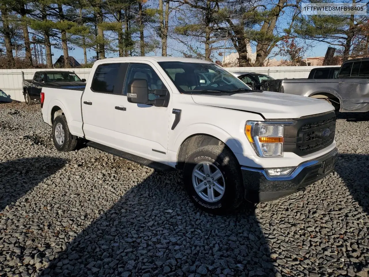 1FTFW1ED8MFB98405 2021 Ford F150 Supercrew