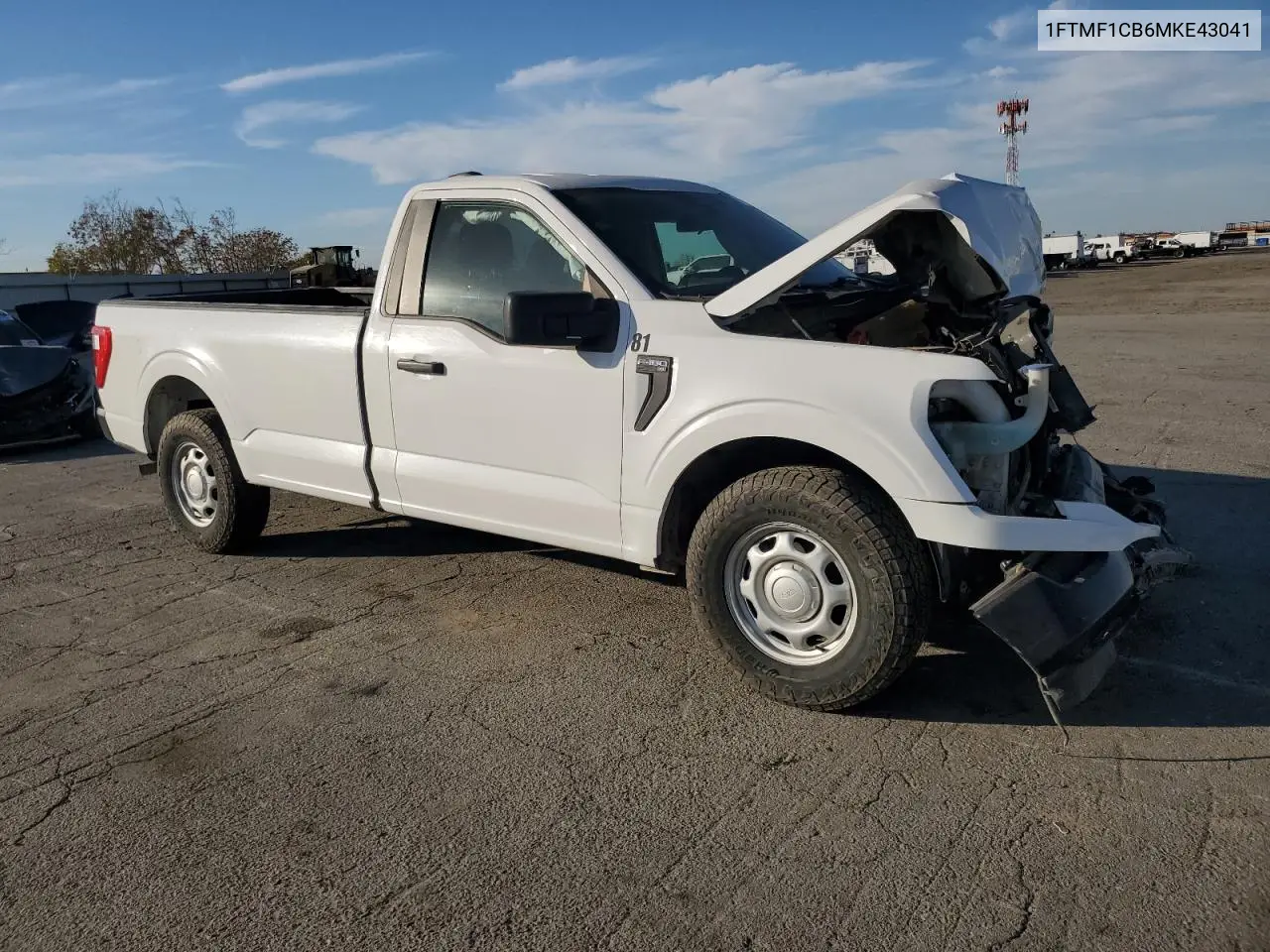 1FTMF1CB6MKE43041 2021 Ford F150