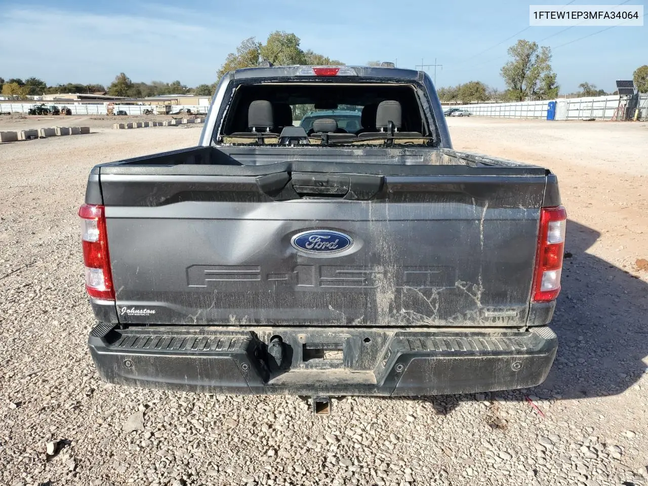 1FTEW1EP3MFA34064 2021 Ford F150 Supercrew