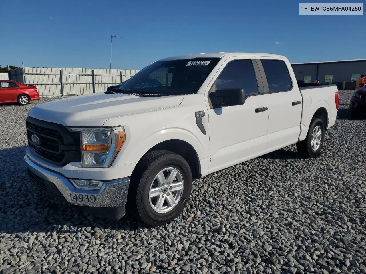 1FTEW1CB5MFA04250 2021 Ford F150 Supercrew