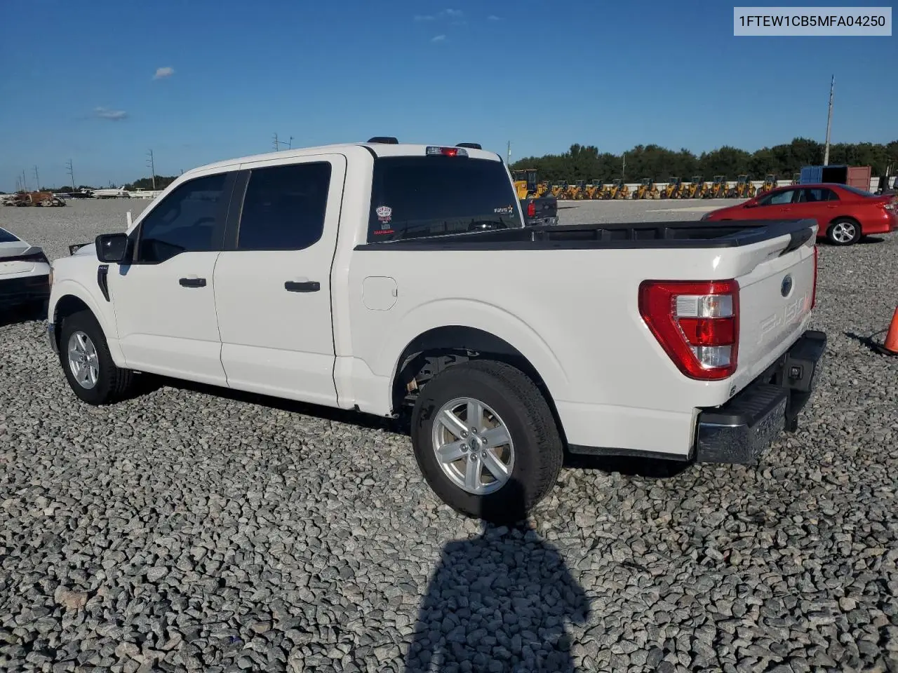 1FTEW1CB5MFA04250 2021 Ford F150 Supercrew