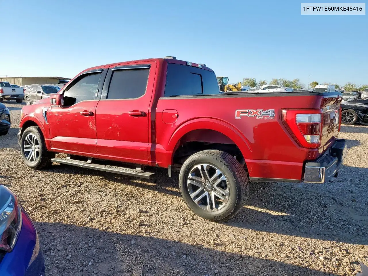 1FTFW1E50MKE45416 2021 Ford F150 Supercrew