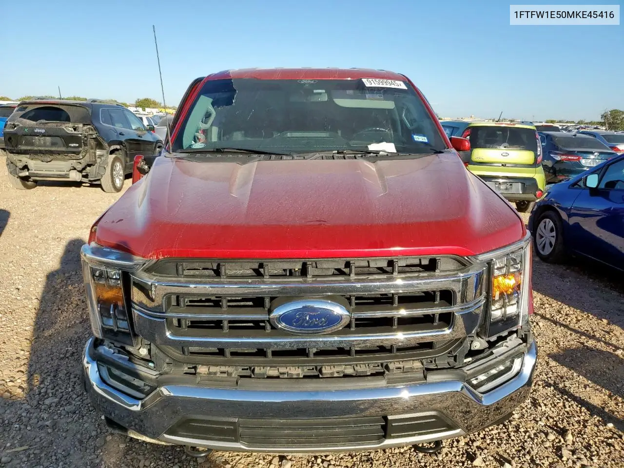 1FTFW1E50MKE45416 2021 Ford F150 Supercrew