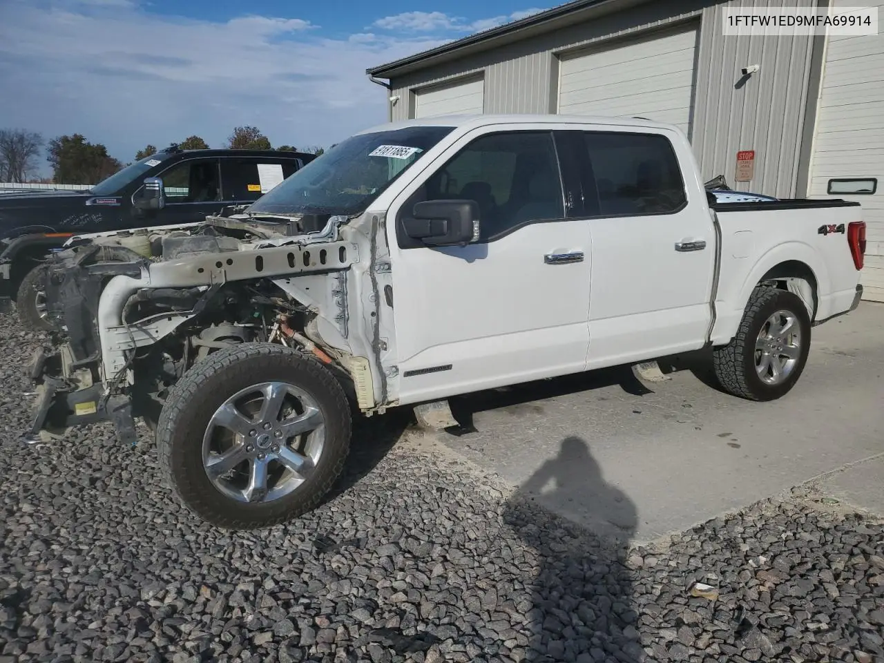1FTFW1ED9MFA69914 2021 Ford F150 Supercrew