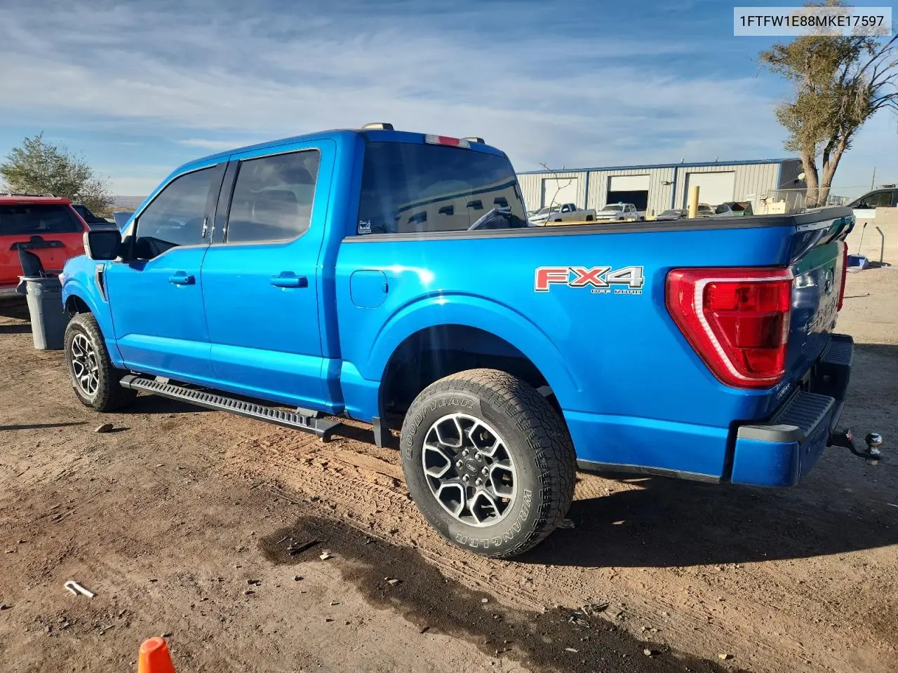 1FTFW1E88MKE17597 2021 Ford F150 Supercrew