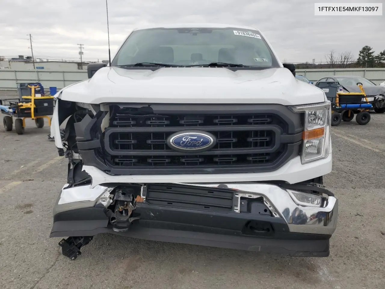 1FTFX1E54MKF13097 2021 Ford F150 Super Cab