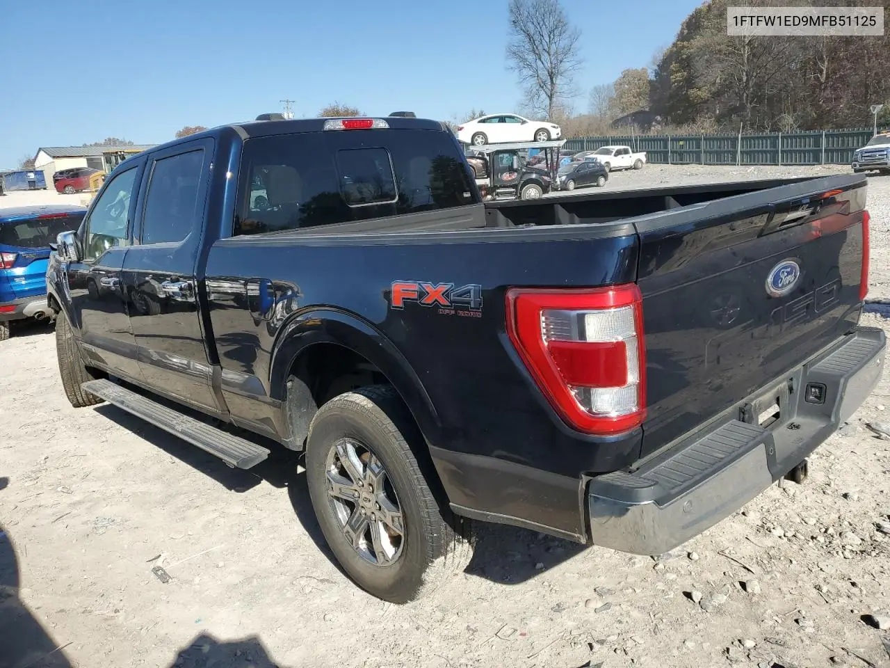 1FTFW1ED9MFB51125 2021 Ford F150 Supercrew