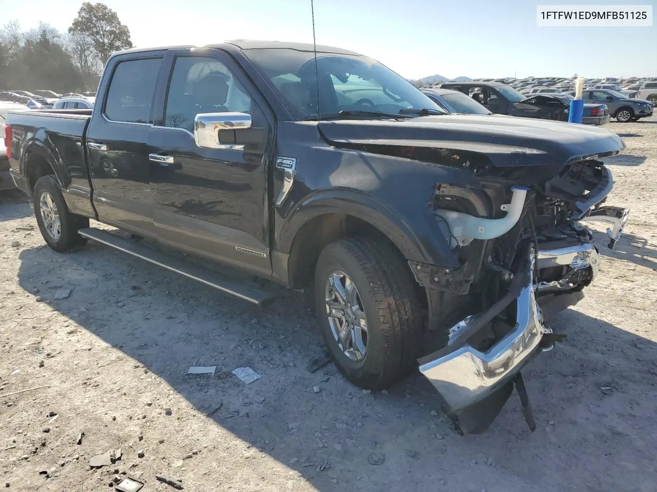 1FTFW1ED9MFB51125 2021 Ford F150 Supercrew