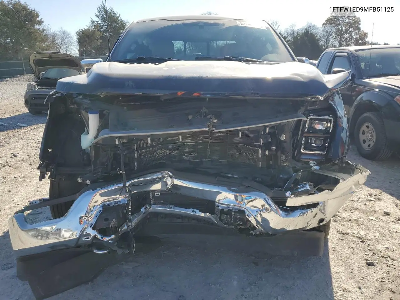 1FTFW1ED9MFB51125 2021 Ford F150 Supercrew