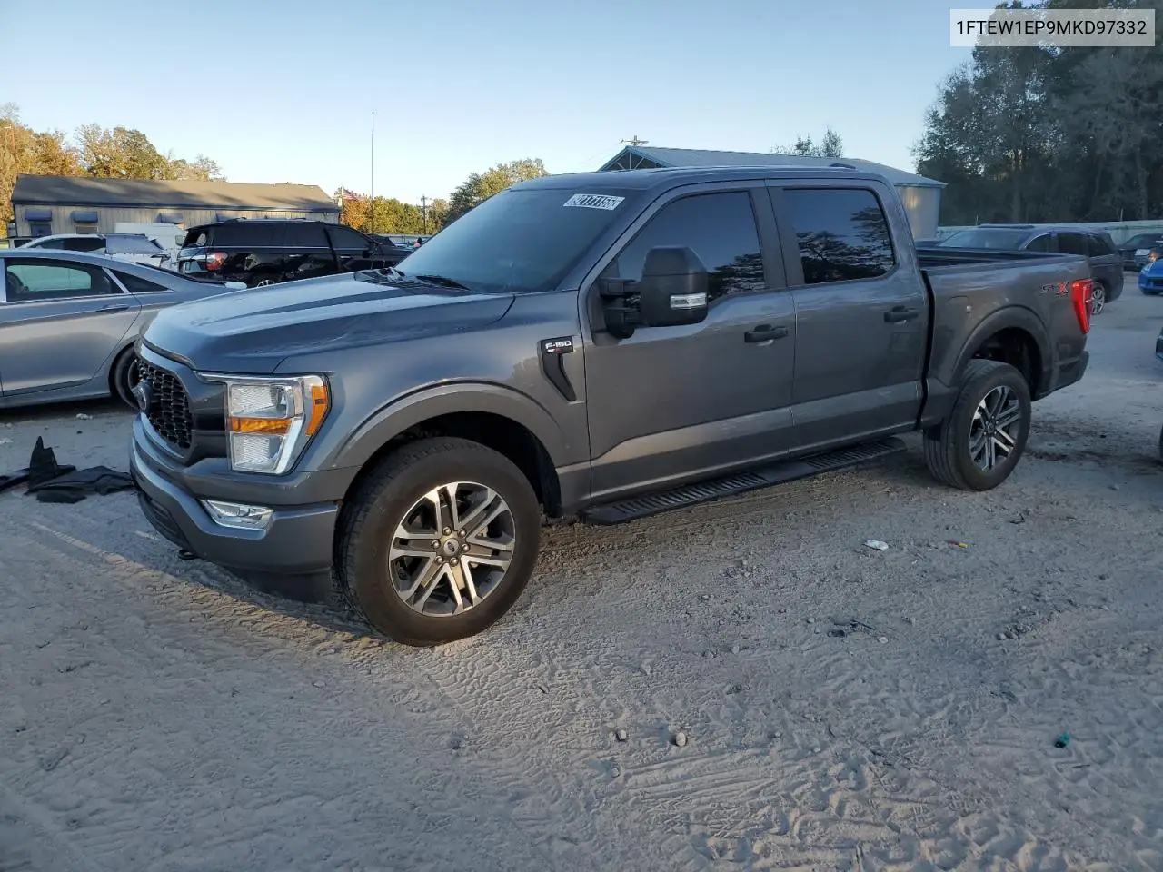 1FTEW1EP9MKD97332 2021 Ford F150 Supercrew