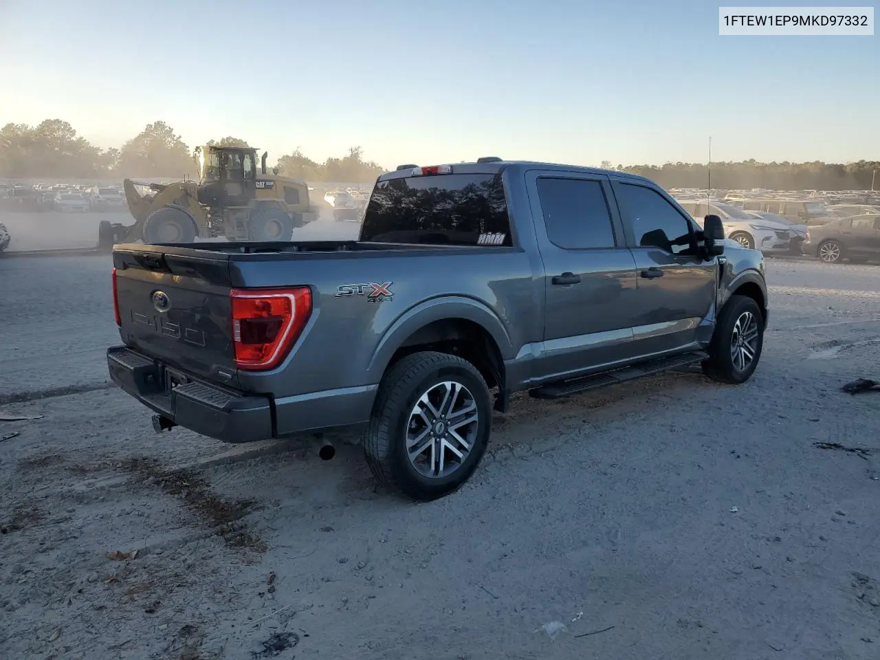 1FTEW1EP9MKD97332 2021 Ford F150 Supercrew