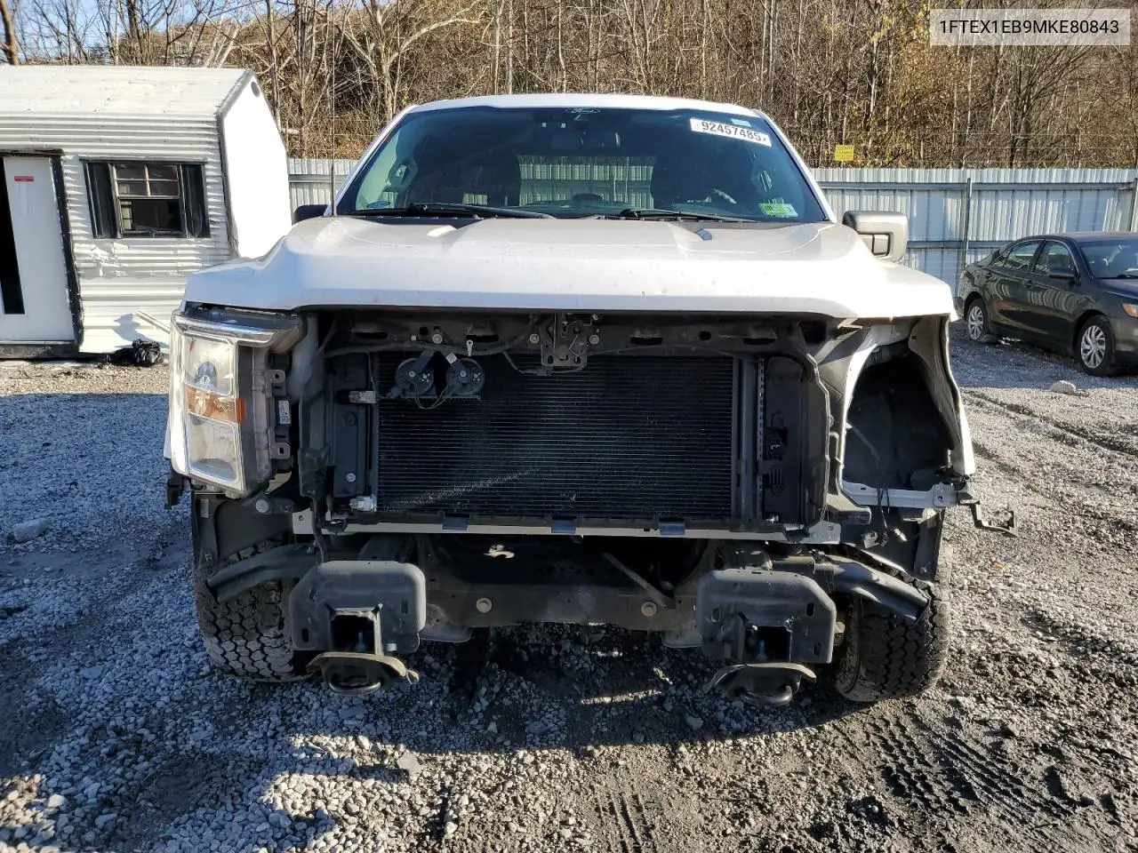 1FTEX1EB9MKE80843 2021 Ford F150 Super Cab