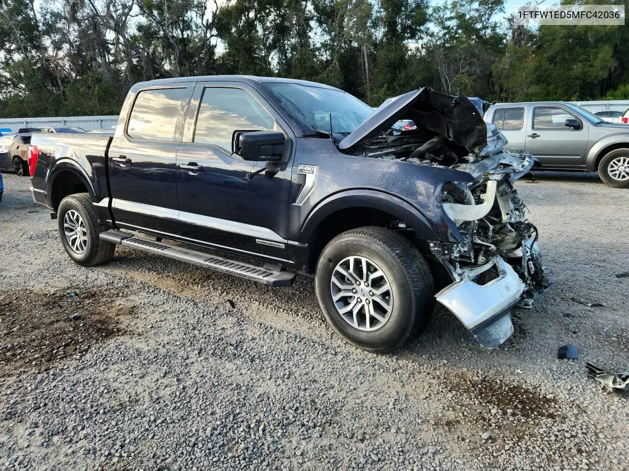 1FTFW1ED5MFC42036 2021 Ford F150 Supercrew