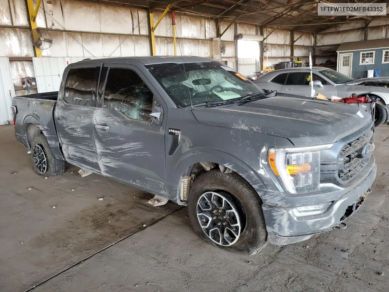 1FTFW1ED2MFB43352 2021 Ford F150 Supercrew