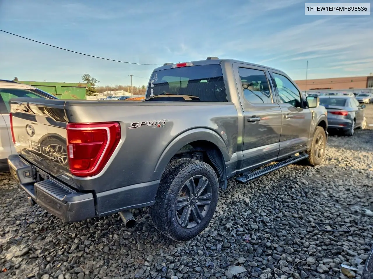 1FTEW1EP4MFB98536 2021 Ford F150 Supercrew